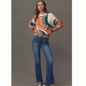 NWT Mother Itsy crop cotton Sweater - size Medium